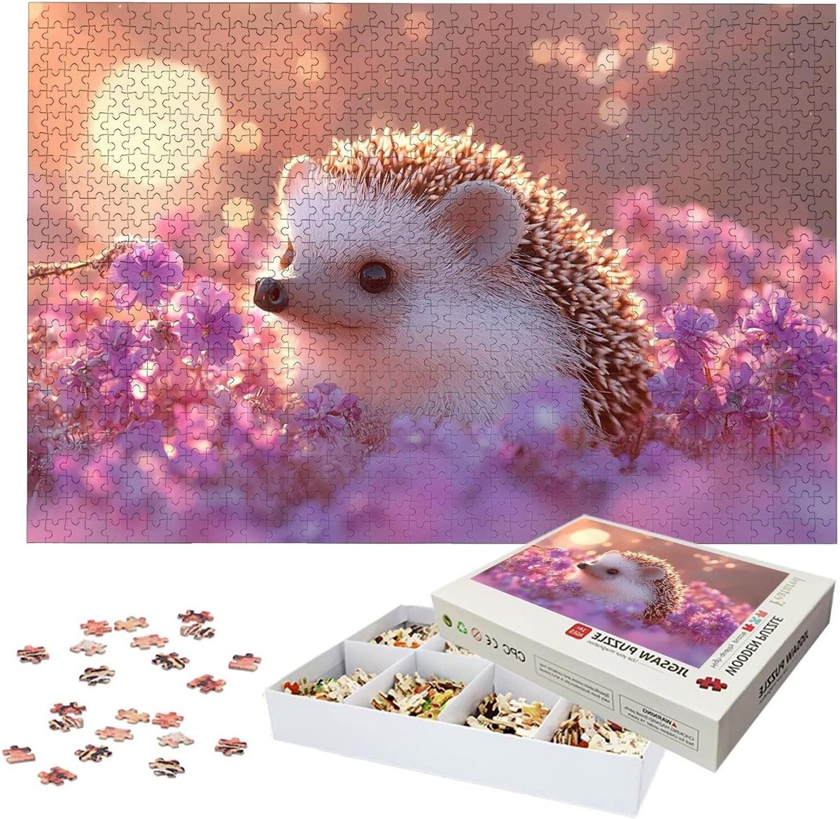 Puzzel 3000 Stukjes - Legpuzzel Volwassenen - Ontspanning en Geestelijke Uitdaging - Houten Materiaal Glad Geslepen