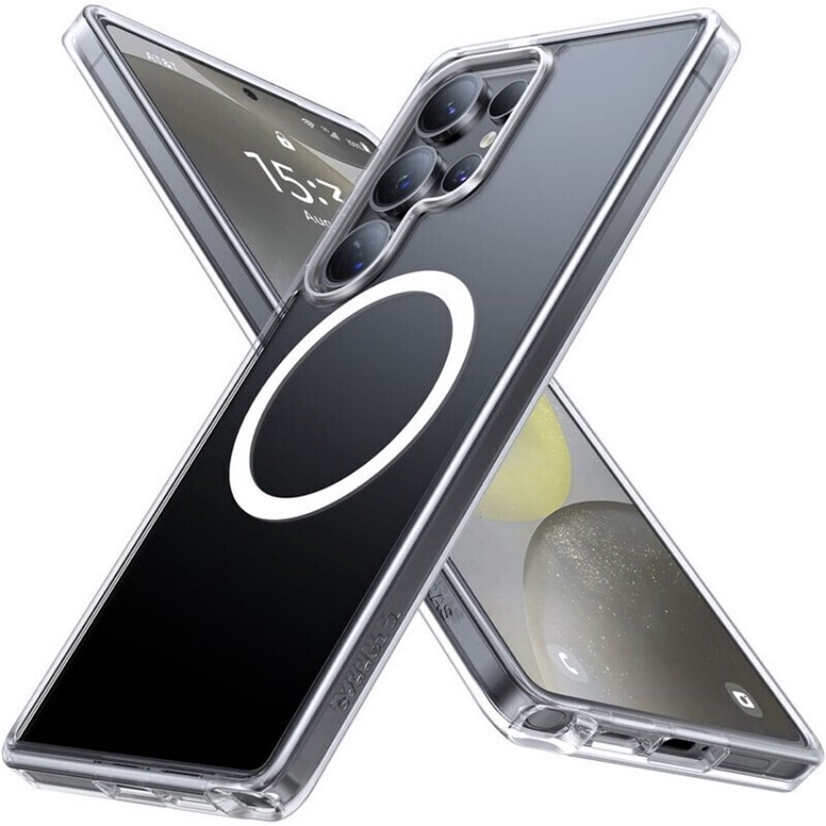TORRAS Guardian Magnetic Hoesje Geschikt voor Samsung Galaxy S26 Ultra - Compatibel met MagSafe / Qi2 - Matte Beschermhoes - Back Cover met Magneet Transparant