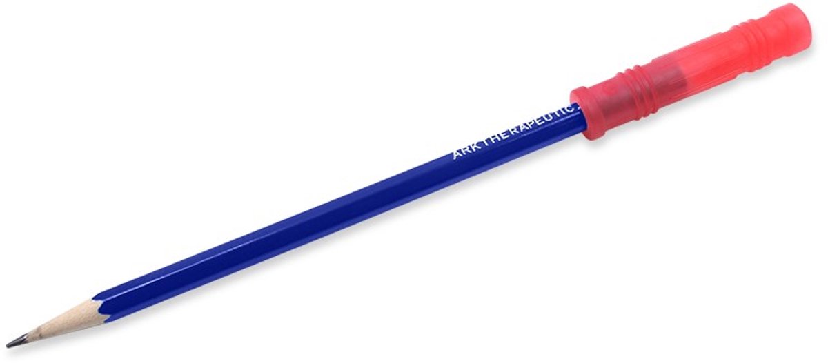 ARK Therapeutic kauwbare potloodtopper rood sensorisch speelgoed.