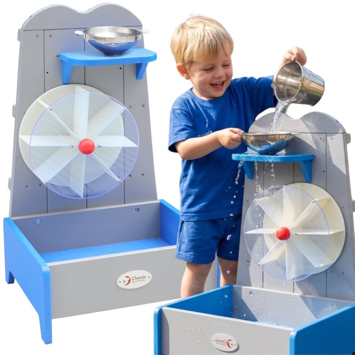 Classic World Edu Houten Waterrad Educatief Tuinspeelgoed - UNI