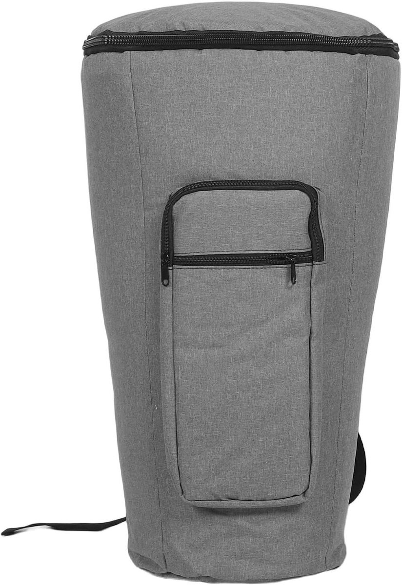 Djembe Tas - Drum Rugzak - Muziek Optredens - Waterdicht Ontwerp - 12 inch - Grijs