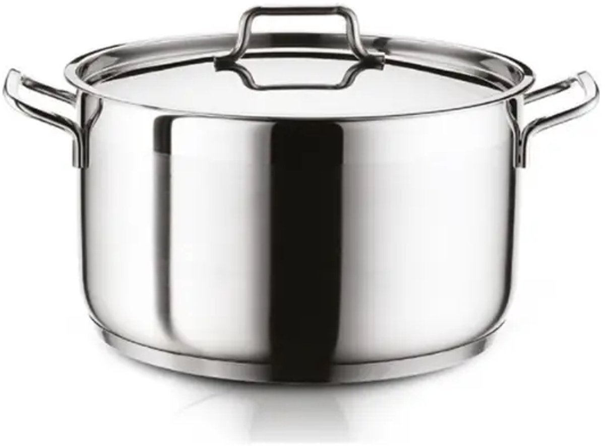 Hascevher – kookpot – Anett – roestvrijstalen – zilverkleurig – 26x16 cm, 8,5 L