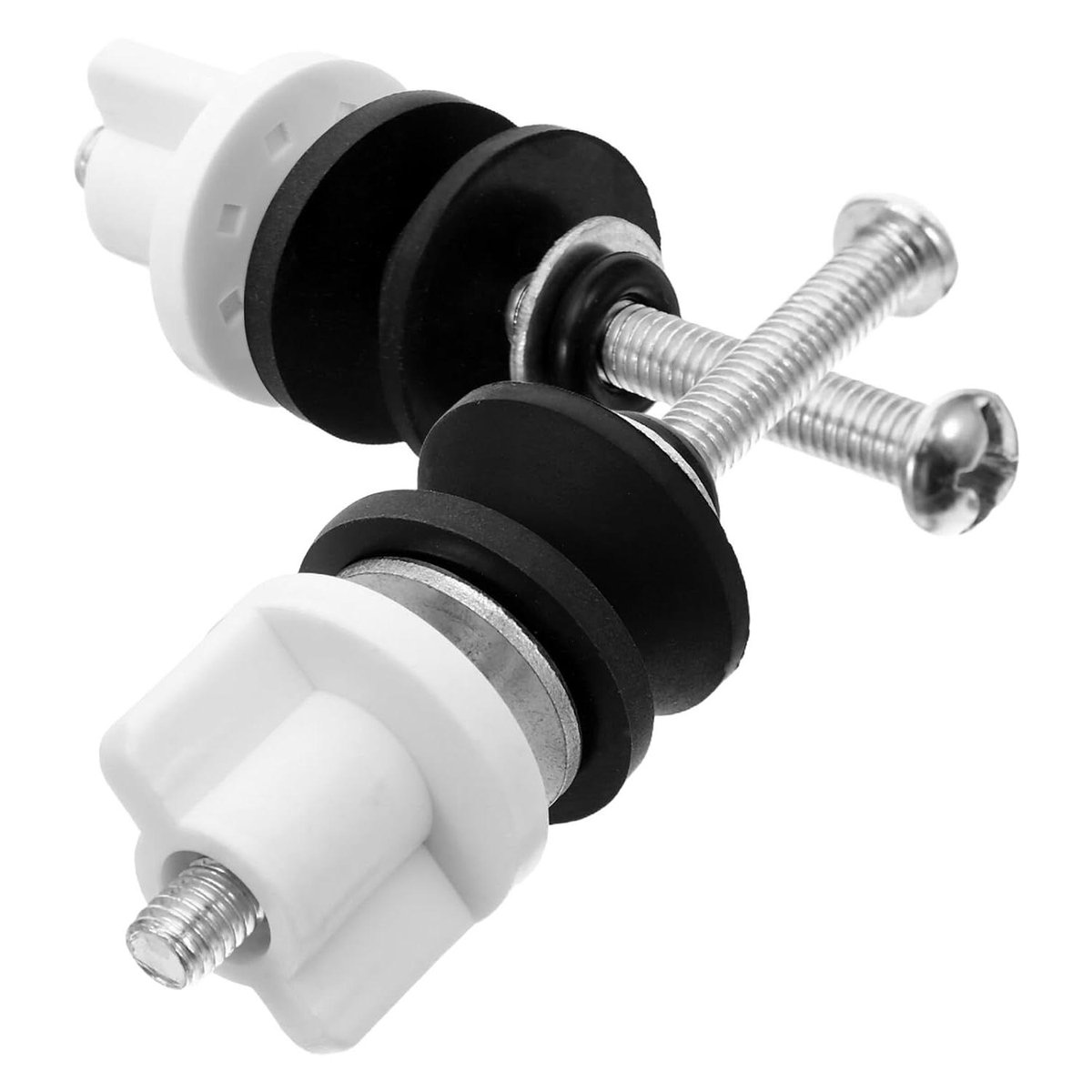 Toiletzitting Bevestigingsset - Toiletklep Schroeven - Badkamer Reparatie - Roestvrij Staal - 8.50X2.50X2.50CM - Multi
