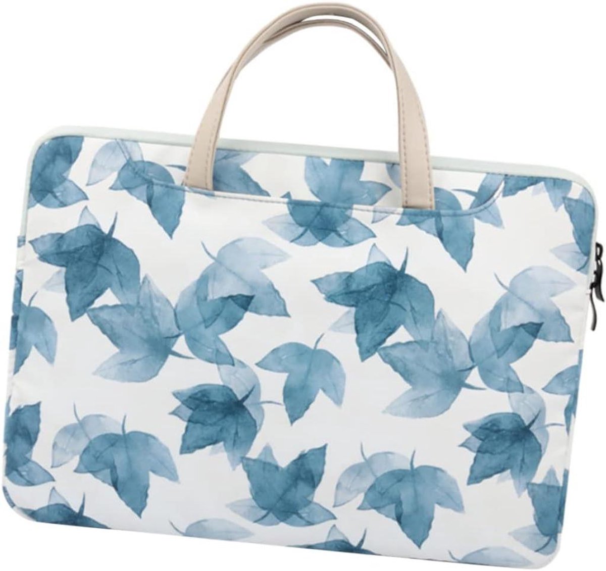 Laptoptas - Laptop Handtas - Reizen - Bladpatroon Ontwerp - 15.6 Inch - Diverse Kleuren