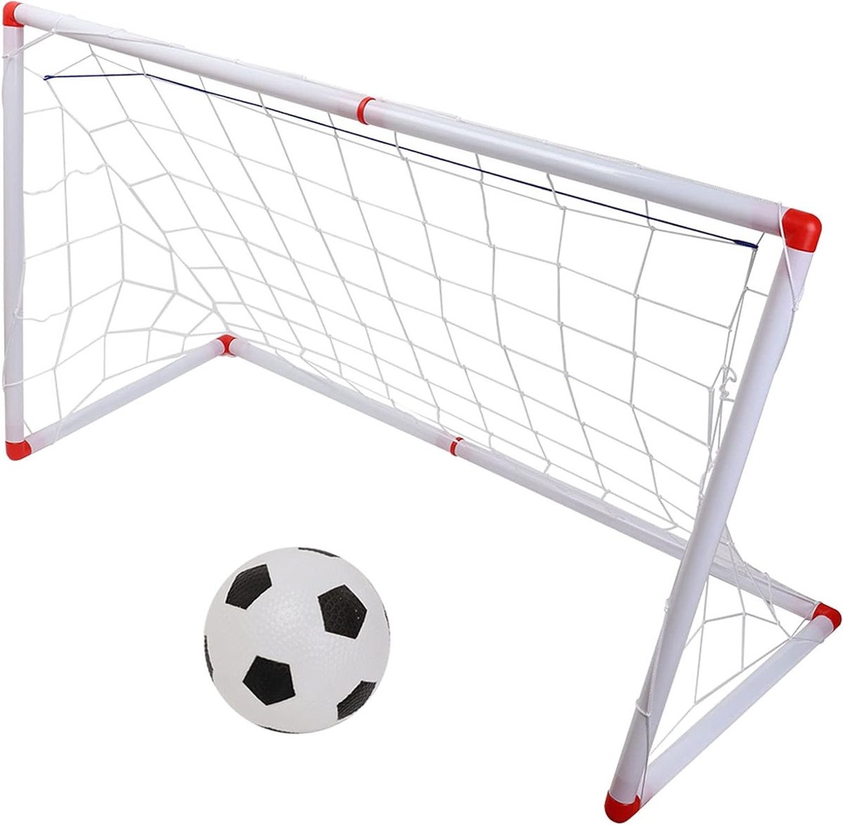 Draagbaar Voetbaldoel Net met Goede Elasticiteit, Ideaal voor Kamperen en Buitenactiviteiten (120 cm)