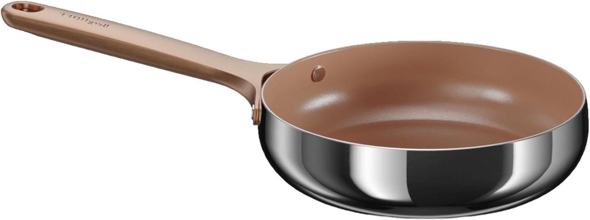 Koekenpan - Koekenpan - Koken - PFAS-vrij - 20 cm - Warm Blush