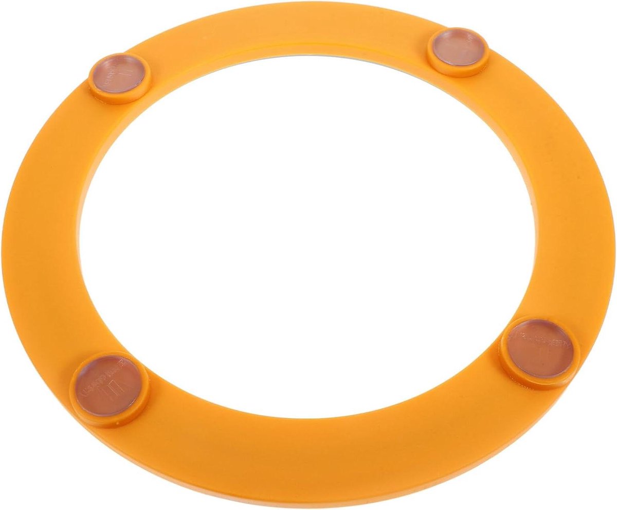 Draaibare Tafelbasis - Draaitafel Lager - Eettafel Gebruik - Soepele Rotatie - 30.5 cm - Oranje