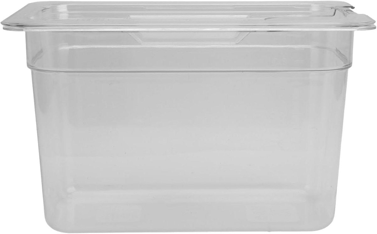 Slowcooker Container - Sous Vide Bak - Voedsel Bereiden - Doorzichtig ABS Materiaal - 69 Liter - Transparant