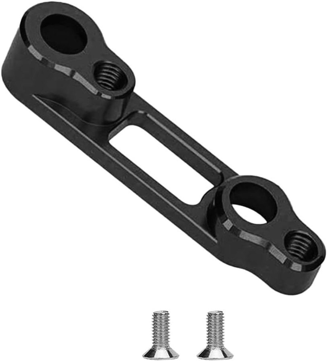 Schijfrem Adapter - Fietsrem Onderdeel - Veilig Fietsen - Structurele Integriteit - 12.5 x 5 x 1 cm - Zwart