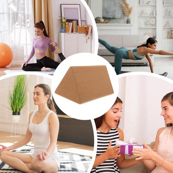 Pilates Blok - Fitness Blok Yogablok - Yoga Beoefening - Niet-glijdend - 20 x 12.1 x 11.1 cm - Niet gespecificeerd — afbeelding 2