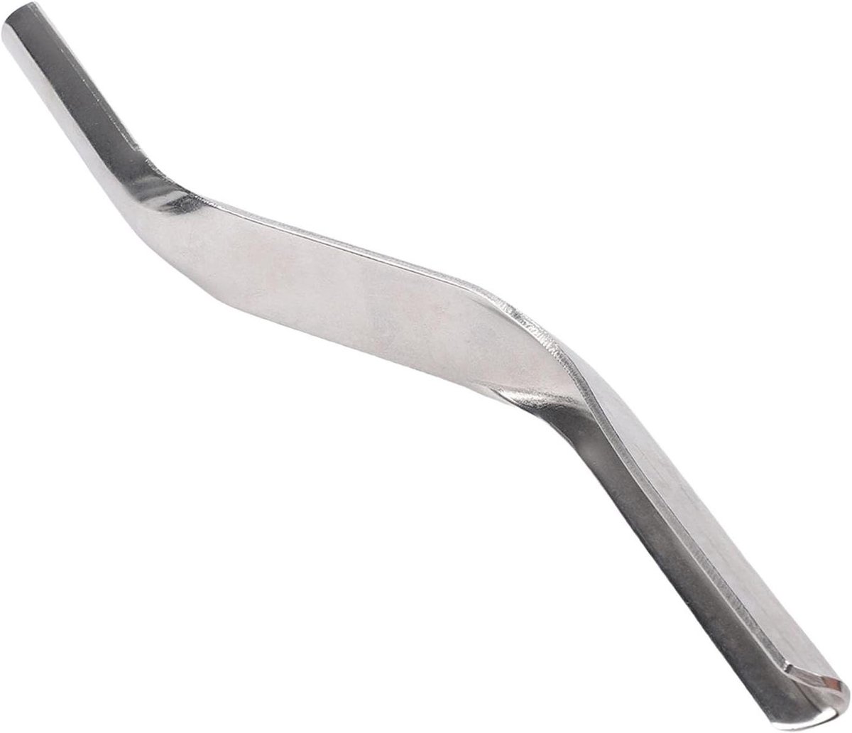 Breeuwen Troffel - Afwerking Tool Voegen - Voegen Afwerken - Dubbelzijdig Ontwerp - 1/2in X 3/8in - Zilver