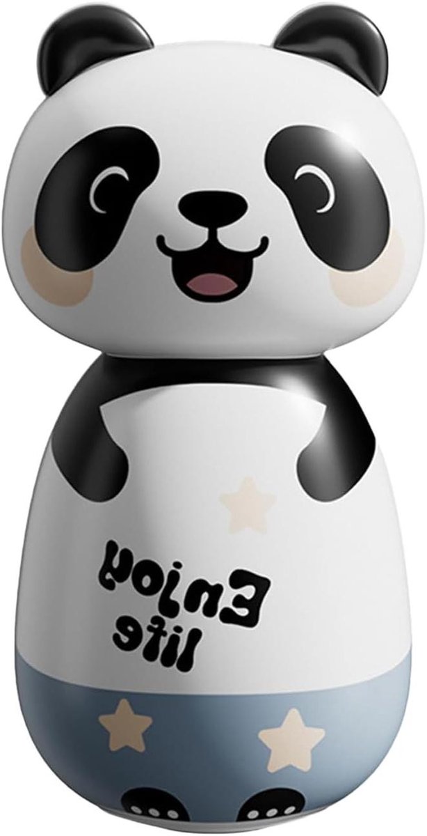 Opblaasbare Bokszak - Staande Zandzak Dier - Actief Spelen - Gebogen Stabiliteitsontwerp - 61 cm - Panda