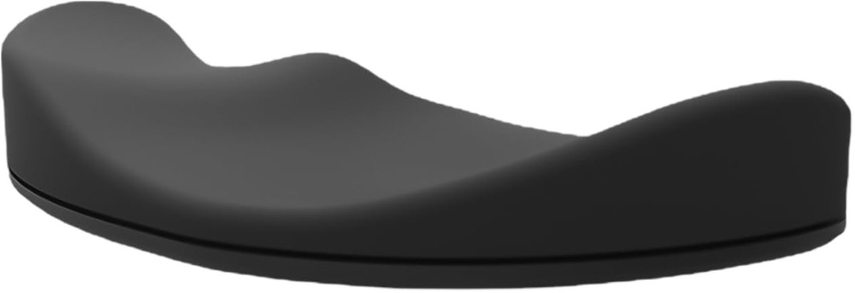 aladdien - muismat met polssteun - ergonomische polssteun - zwart - comfortabele grip - ideaal voor langdurig gebruik - geschikt voor thuis en op ka...