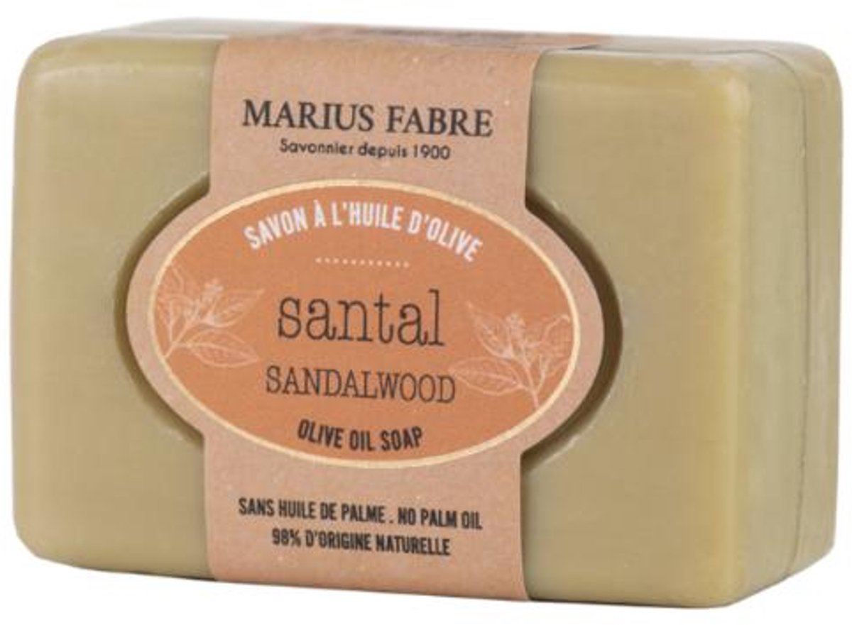 Marius Fabre Zeep sandelhout olijfolie 100 Gram