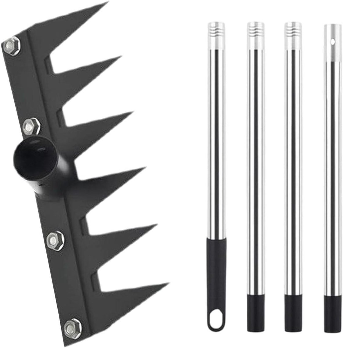 Onkruidsteker - Onkruidtrekker Wieden tool - Tuinonderhoud - Verstelbare lengte - 45 x 18 x 7 cm - Grijs