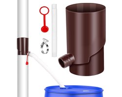 Regenwaterverzamelset - Regenton omleiding - Tuin irrigatie - UV-bestendige materialen - 10 cm - 3
