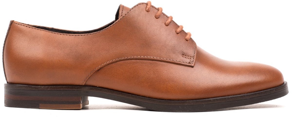 Vaton lidia veterschoenen dames cognac leer