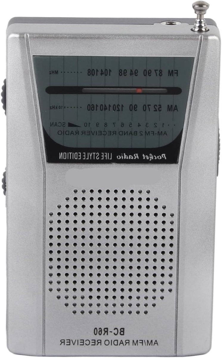 Mini Pocket Radio - Draagbare Radio Ontvanger - Muziek Luisteren - Handmatige Kanaal Zoekfunctie