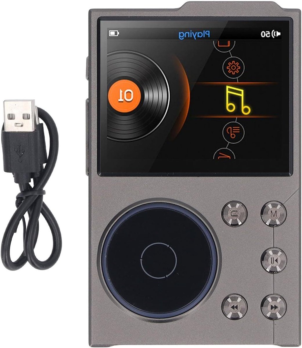 Digitale Muziekspeler - MP3 Speler - Muziek Luisteren - Lossless Audio - 2.4 Inch Scherm - Zwart