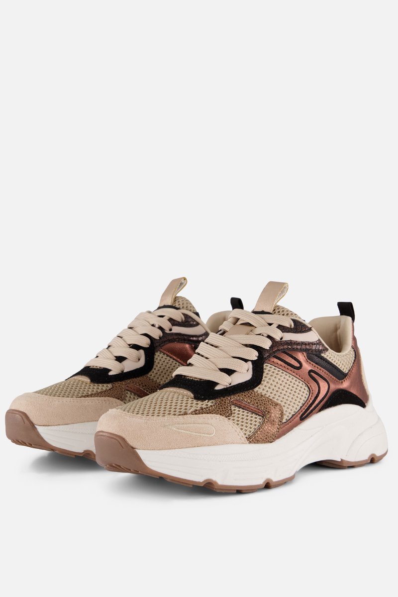 Cellini Sneakers koper Suède/ Mesh - Maat 37
