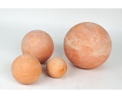 Decoratieve Tuinkogels - Tuindecoratie Set - Tuin Aankleden - Vorstbestendig Handgemaakt - 4 Maten Set - Terracotta