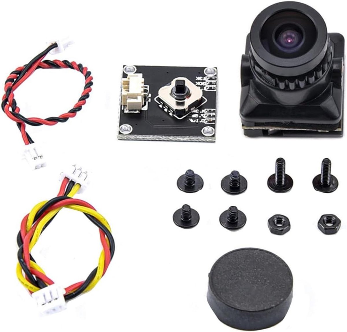 FPV Camera - Drone Camera - Drone Racing - HD 1500TVL Resolutie - 2.1 mm Lens - Zwart