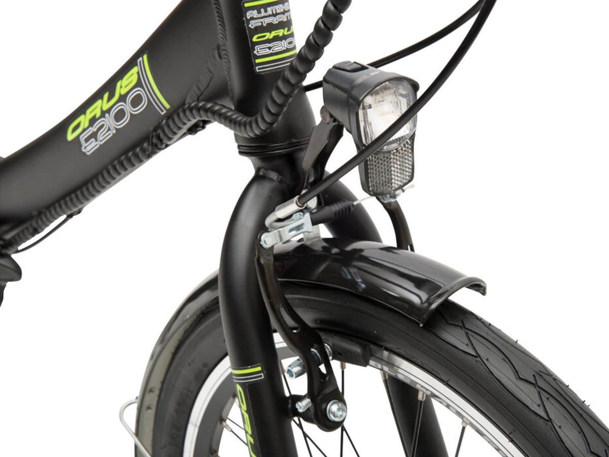 Orus E2100, vouwbare e-bike, 1 versnelling, 20 inch, zwart – foto 2