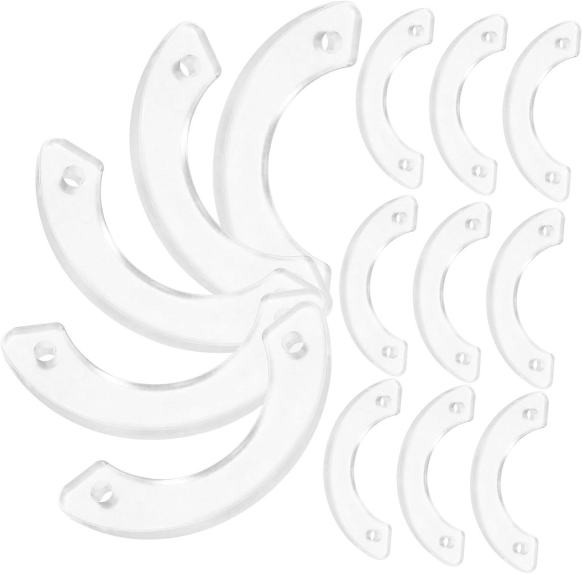 Ladestoppers - Ladegeleiders Stoppers - Lade Reparatie - Eenvoudige Installatie - 50 Stuks - Transparant