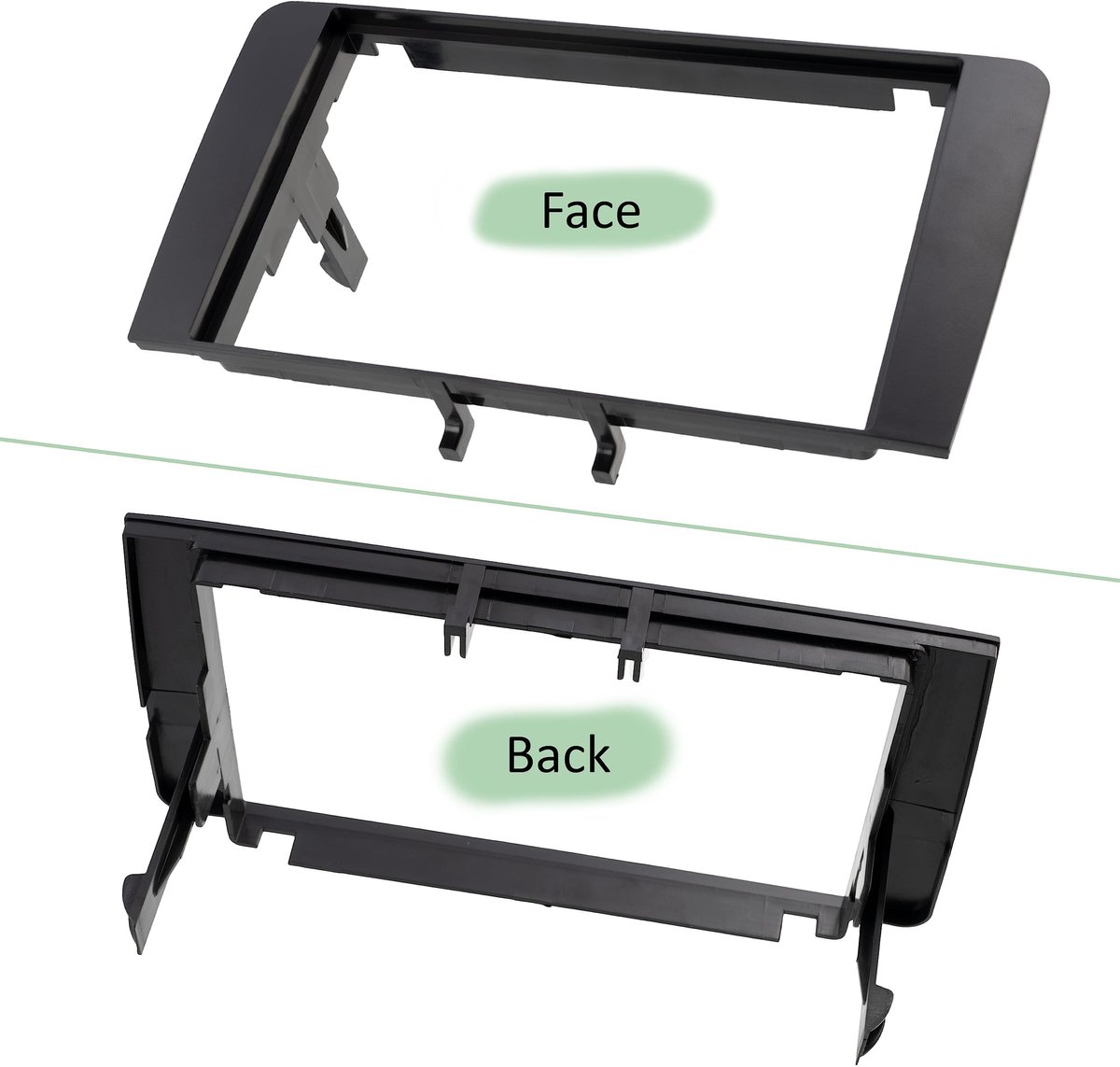ONF3 - Autoradioframe Gezicht Adapter - Kunststof Lijst Afdekking - Perfecte Pasvorm - Geschikt voor Auto's - Eenvoudige Installatie - Duurzaam