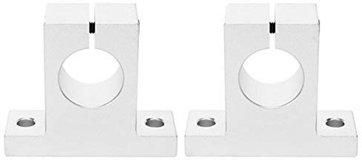 aladdien - Montagebeugel - 2-delige Aluminium Beugel voor Linear Rails - Optische Assen - Sterke Bevestiging - Lichtgewicht - Voor Precisie Toepassi...