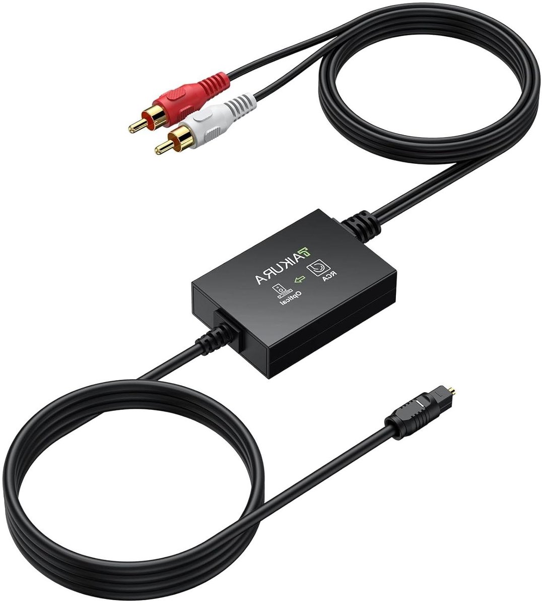 RCA naar optische kabel - Audio converter - Geluid omzetten - Analoog naar digitaal