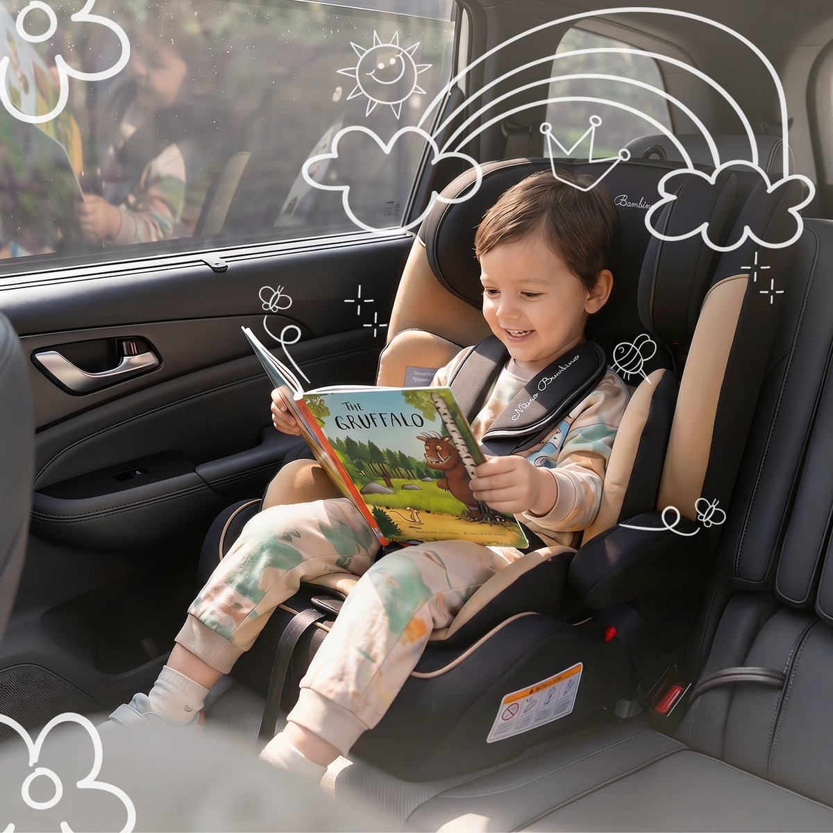 Mino Bambino i-Size Autostoel - Isofix - Taupe thumbnail 2
