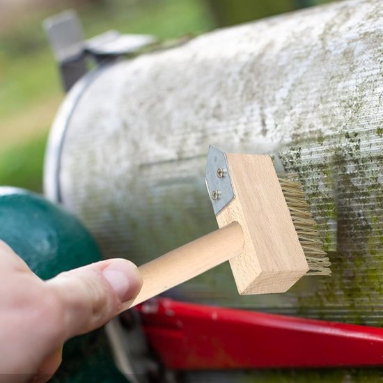 Onkruidborstel - Mosverwijderaar Steen - Terras Reinigen - Ergonomische Handgreep - 10 cm - Niet gespecificeerd — afbeelding 2