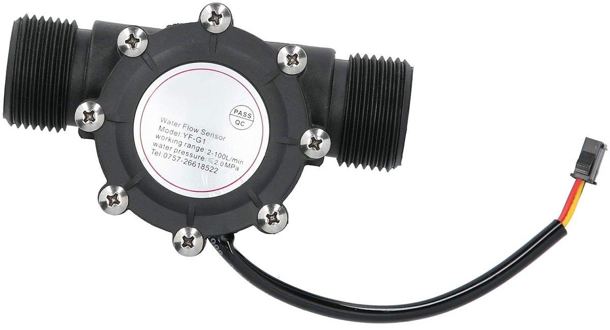 Nikou YF-G1 Water Flow Sensor - Hooggevoelig DC3-24V voor Airconditioning en Zwembaden