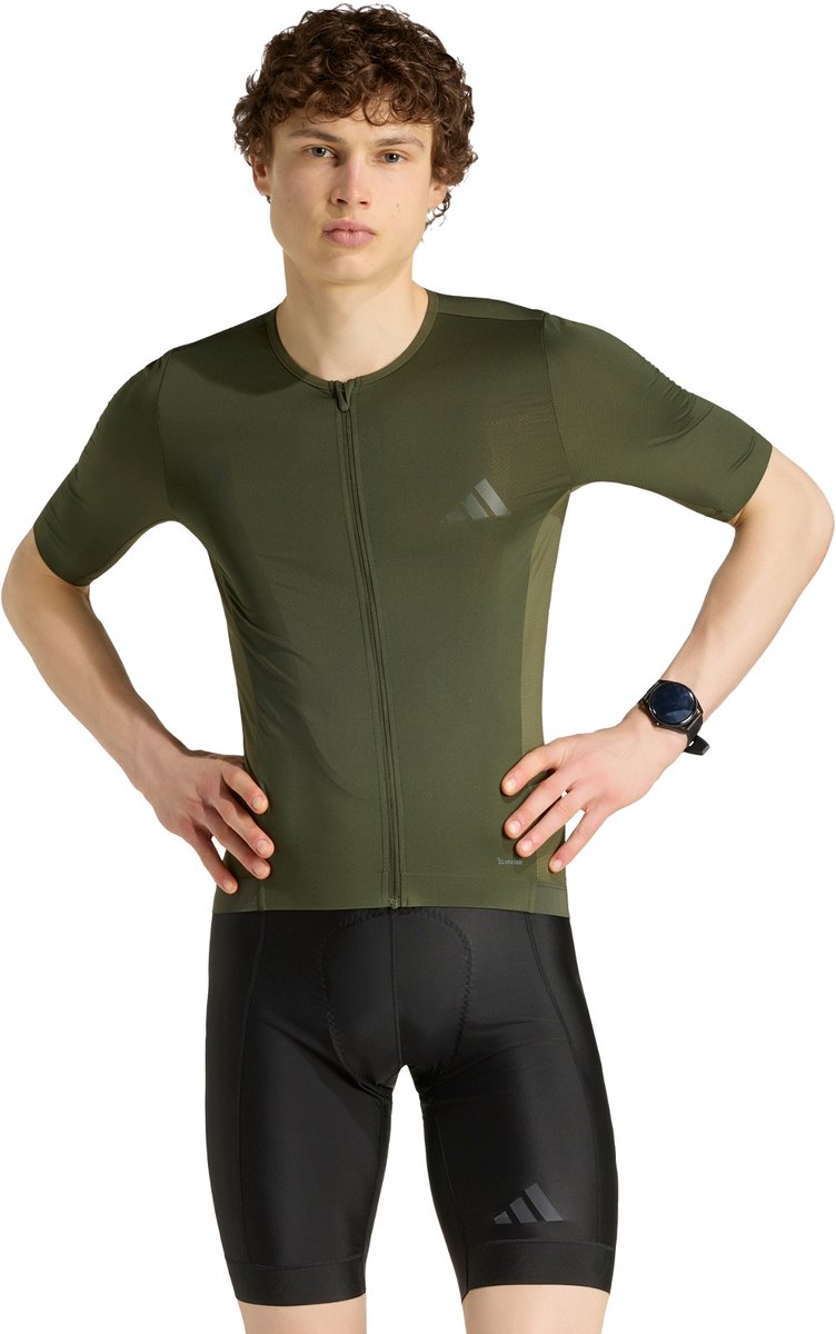 Adidas Performance Tempo Wielrenshirt Heren Groen