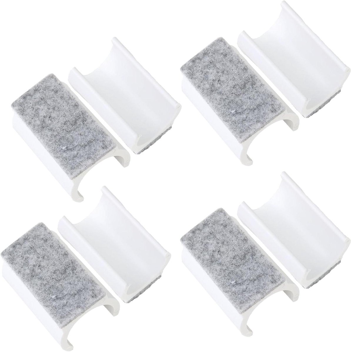 Stoelglijders - Meubelglijders Vloerbeschermers - Vloer Beschermen - Universele Pasvorm - 21-22 mm - Beige