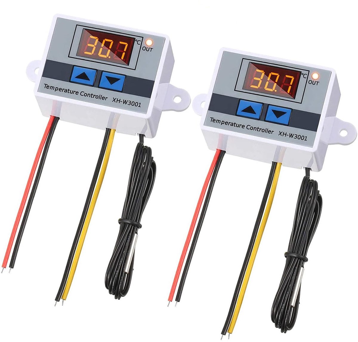 aladdien - Digitale Thermostaat - Programmeerbare Temperatuurregeling - Waterdichte Probe - AC 110V-220V - Thermostaat voor Verwarming - Slimme Temp...