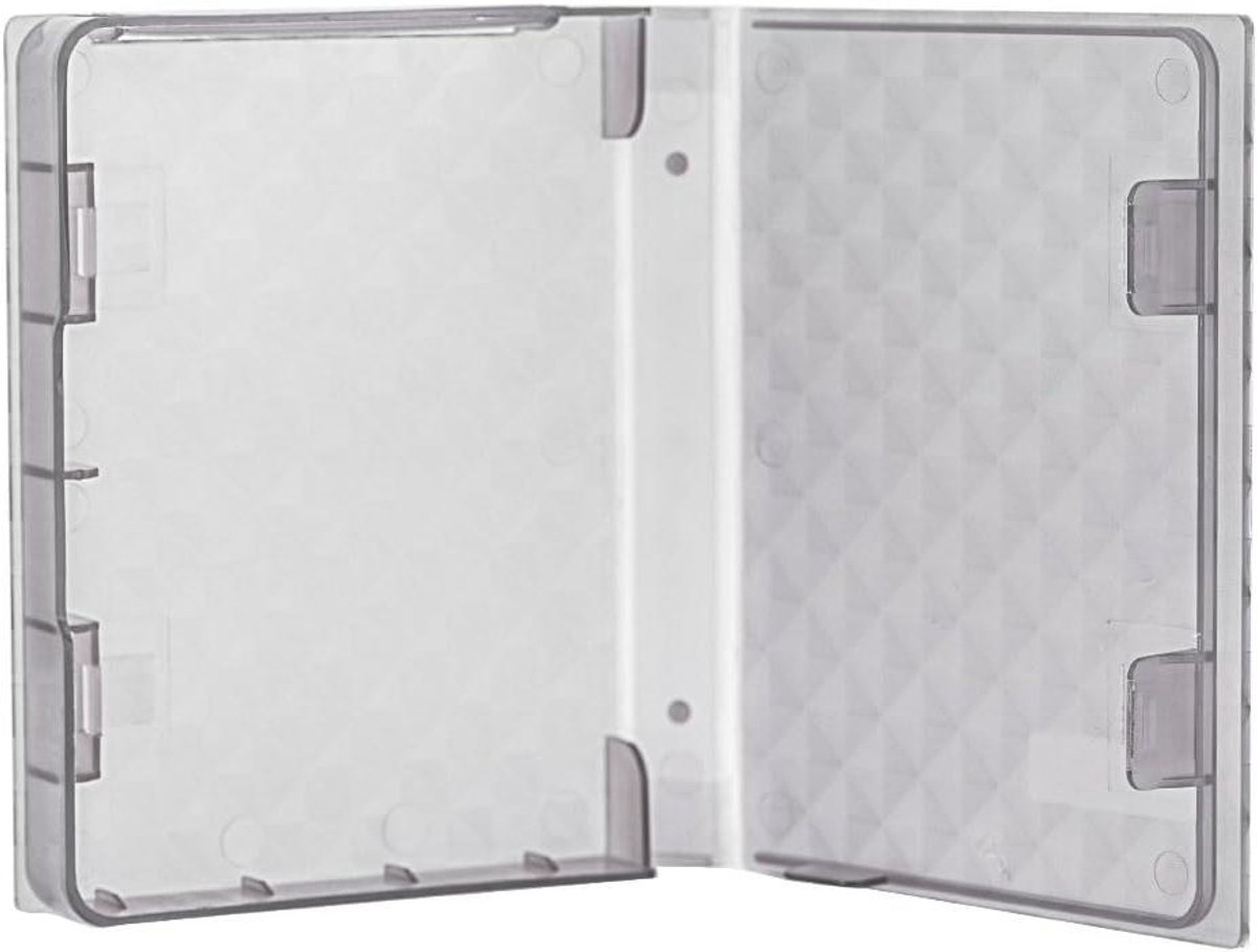 Harde Schijf Behuizing - SSD Opbergdoos - Data Opslag - Antistatisch Stofdicht - 25 Inch - Grijs