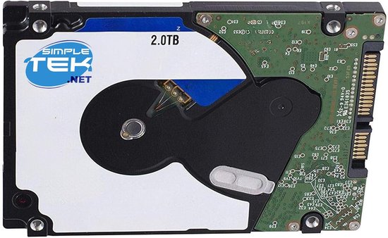Interne Harde Schijf - Opslagstation HDD - Extra Gegevensopslag - Dun Profiel 7mm - 2TB - Zilver van Interne Harde Schijf — afbeelding 4