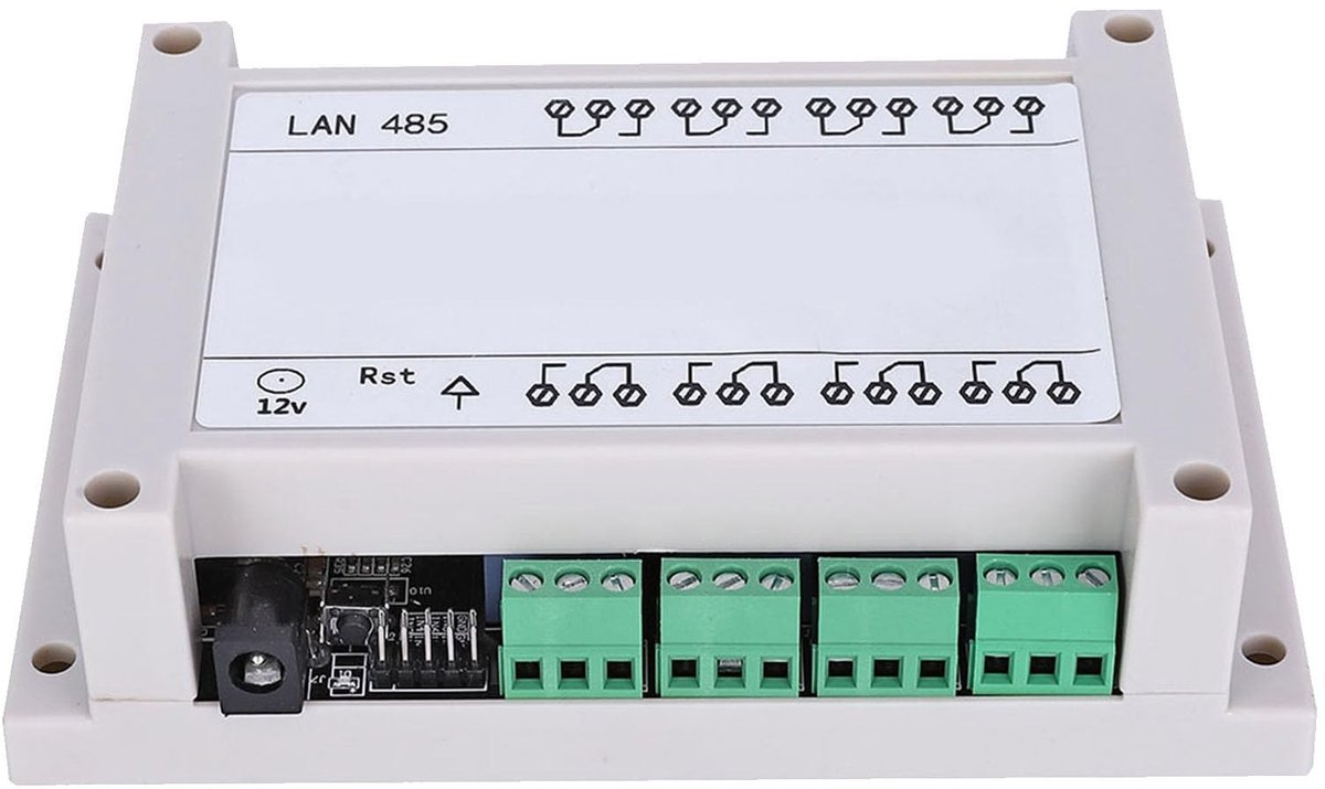 Dailygoods - 8-kanaals Relaisschakelmodule met Ethernet IP voor Domotica