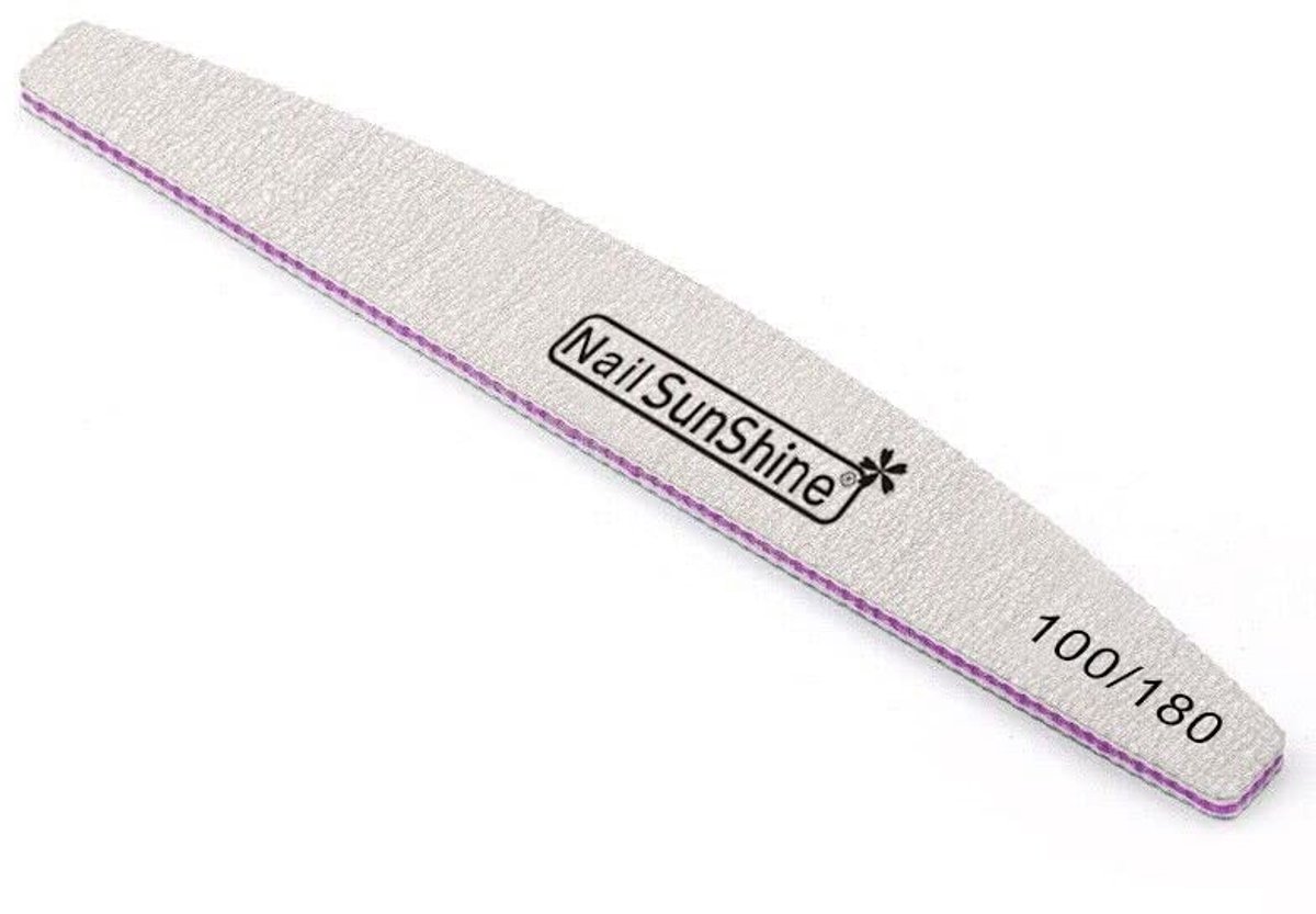 Dailygoods - 10 Stuks Dual-Side Nagelvijlen voor Manicure en Pedicure