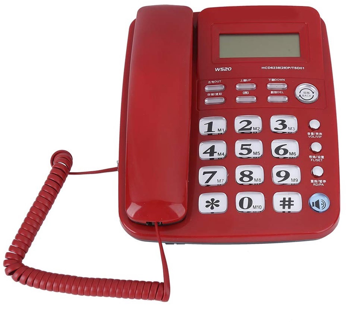 Dailygoods - Handsfree Vaste Telefoon met Snelkiezen voor Kantoor en Thuis