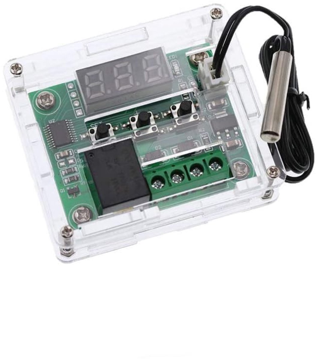 Dailygoods - Digitale Thermostaat Regelaar met Sonde en Behuizing