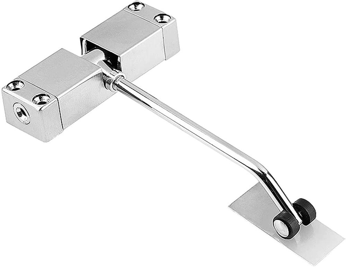 Dailygoods - Dailygoody - Deurdranger Interne Automatische Deurdranger - Roestvrij Staal - Stil en Verstelbaar - Voor 20-30KG Deuren - Ideaal voor Kastdeuren