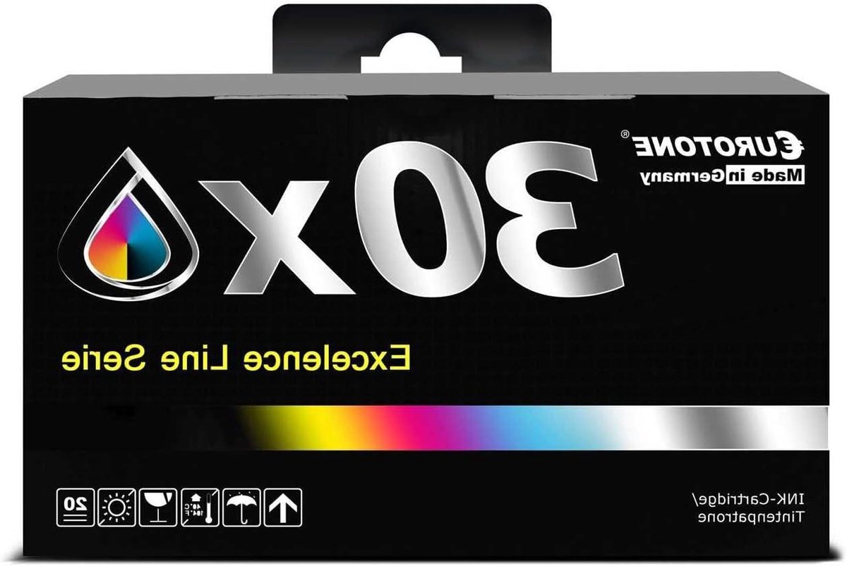 Inkjet Cartridges - Printerinkt Set - Documenten Printen - CMYK Kleuren - 30 Stuks - Zwart