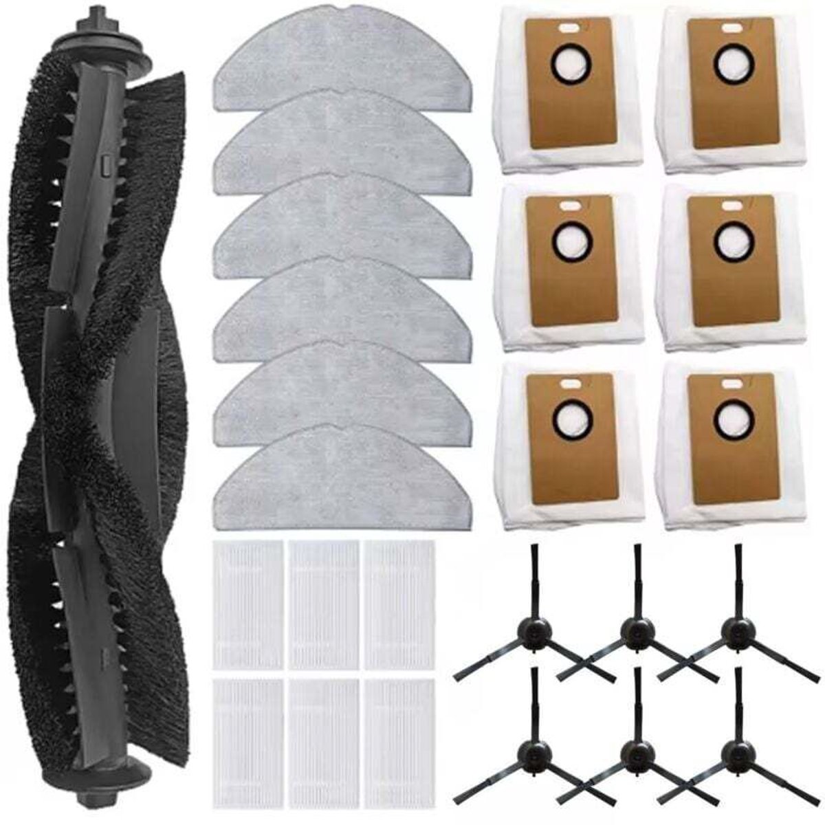 Accessoires Geschikt voor Tapo RV30/RV20 Max Plus vloerveegmachines - 25 stuks