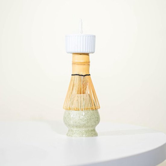 Elektrische Matcha Klopper - Drankmixer Roerder - Dranken Mengen - Snel Mixen 10 Sec - 20.5 x 13 cm - Wit — afbeelding 4