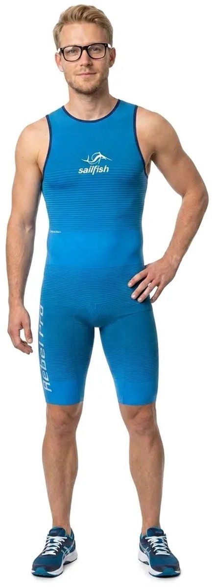 Sailfish Rebel Pro Plus 1 Mouwloos Triatlonpak Blauw S Man
