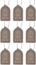 Scents by Bowie Santal Quartz - Parfum d'armoire - Pack de 9 - 40 jours par diffuseur - Jusqu'à 360 jours de parfum - Diffuseur de parfum pour armoire
