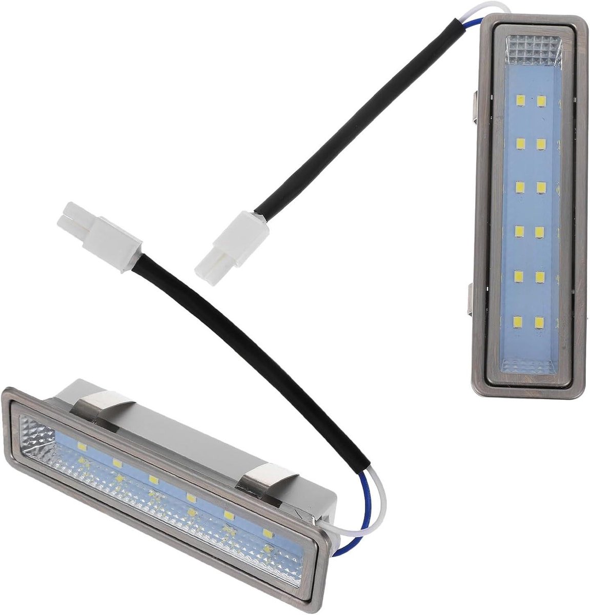 Afzuigkap Lamp - Ventilator Verlichting - Kookplaat Verlichten - Hittebestendig Materiaal - 2 Stuks - Zilver